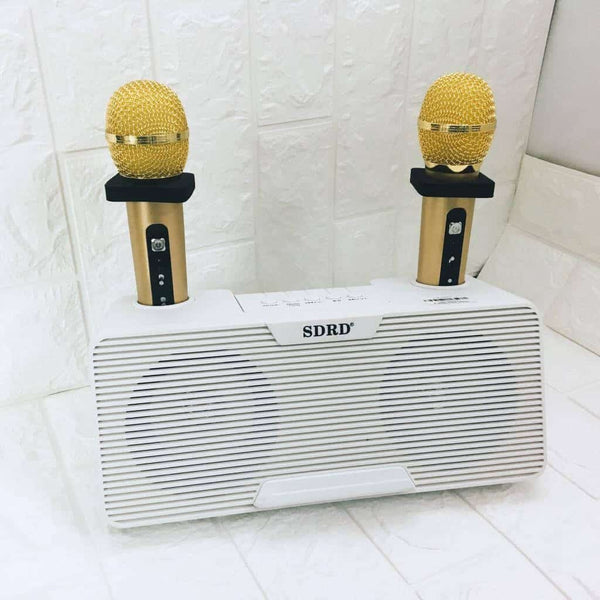 Mini Karaoke Speaker with 2 Microphones image 1
