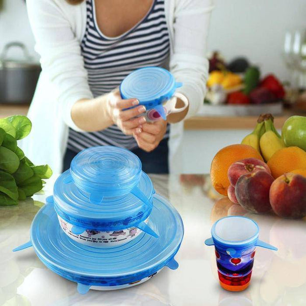 Perfect Dealz Silicone Stretch Lids Set of 6