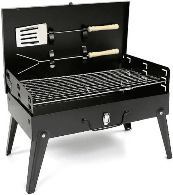 Folding Portable Barbecue Charcoal Grill image 1