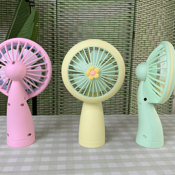 LED Small Electric Handheld Fan image 2