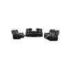 Modern Power Recliner Sofa set in black, featuring a stylish and comfortable design for ultimate relaxation.
