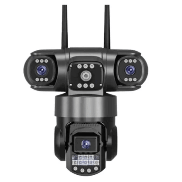 3-Lens Wireless CCTV Camera with 4G Connectivity image 0