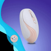Wireless Ergonomic Optical Mouse 2.4 GHz USB with a sleek design and USB receiver for convenient wireless control.