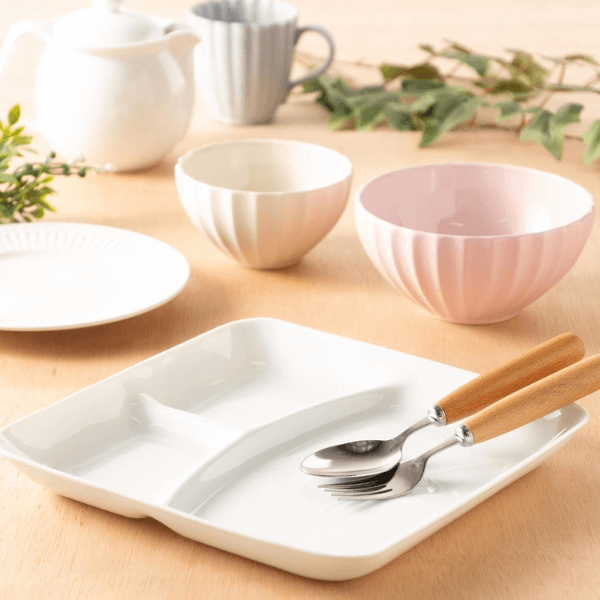 Perfect Dealz 3 Compartment Square Lunch Plate