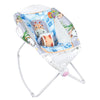 Foldable Toddler Soothing Vibrations seat with colorful animal design for calming toddlers with gentle vibrations.