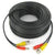 50m Power and Video CCTV Camera Cable with connectors for video and power transmission.