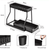 Perfect Dealz 2-Tier Pull-Out Storage Rack for Countertop