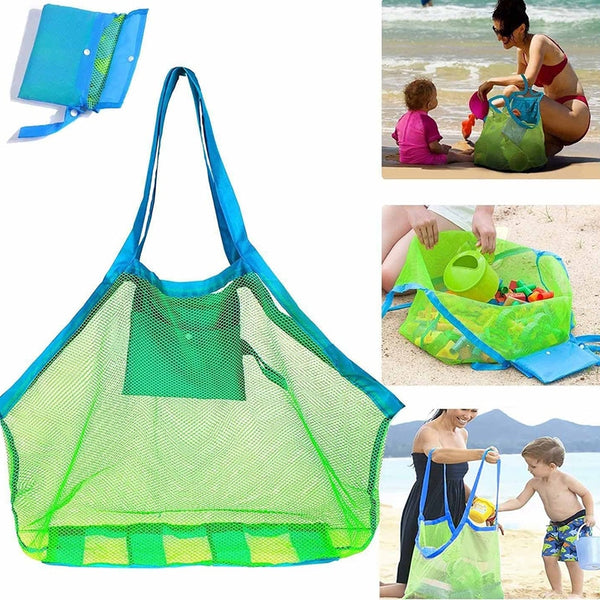 Sand Away Mesh Beach Bag – Spacious, Lightweight Tote for beach days and pool trips with easy sand removal.