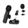 The Wireless Lavalier Microphone for iPhone & iPad with accessories including USB cables and receiver.