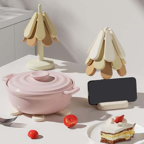 Silicone Tree Trivet Set