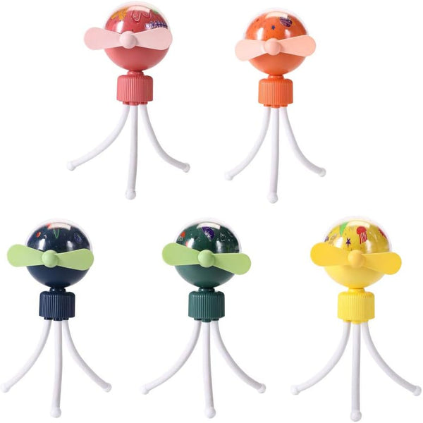 Colorful Portable Handheld Atmosphere Projector designs with propellers in fun shapes, ideal for creating ambient lighting.