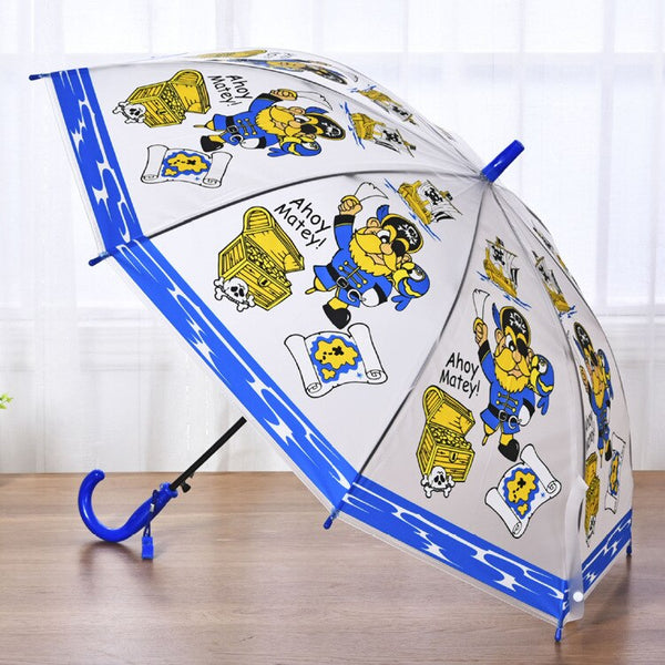 Cartoon Print Lightweight Kids Umbrella