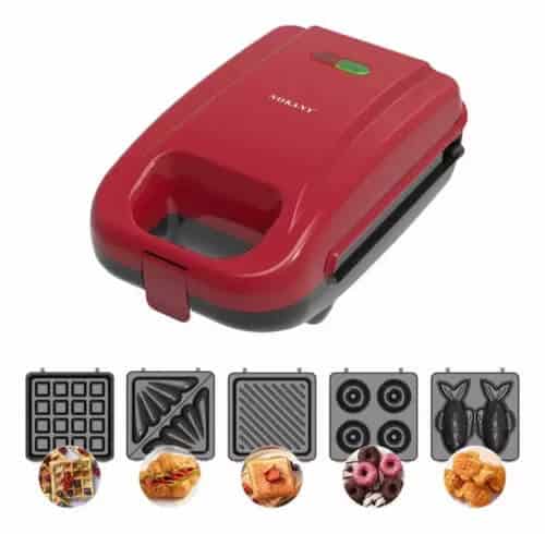 Perfect Dealz 5 in 1 Mini Waffle Maker Set