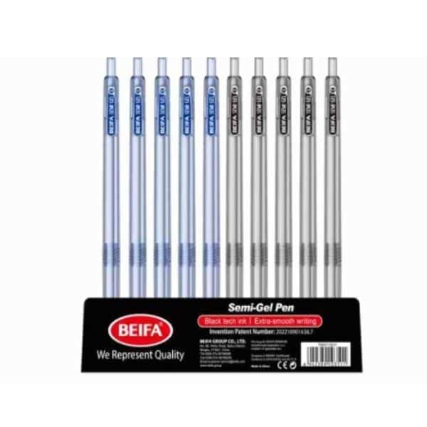 Perfect Dealz 50Pcs Semi-Gel Ink Pens