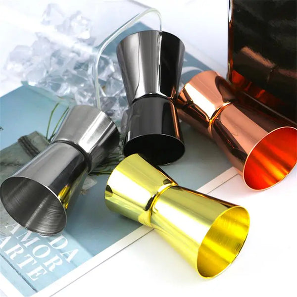 Perfect Dealz Double Sided Stainless Steel Kitchen and Bar Liquid Measuring Cup