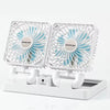 Perfect Dealz Desktop Rotatable Double Solar Charging Fan