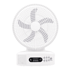 Perfect Dealz Solar-Powered Fan with Bluetooth Speaker & LED Light