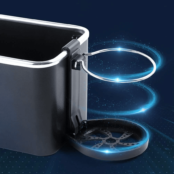 Car Armrest Storage Box with Cup Holder image 4