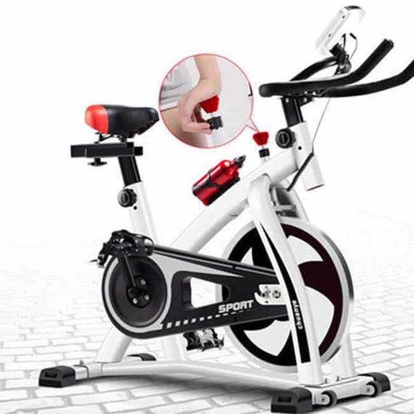 Perfect Dealz LCD Exercise Bike Indoor Cycling Ultra quiet Adjustment Sports Bicycle