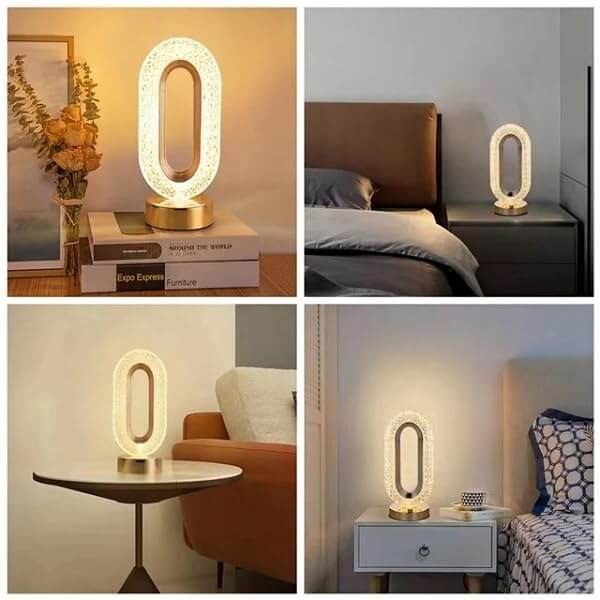 Oval Crystal Table Lamp image 3