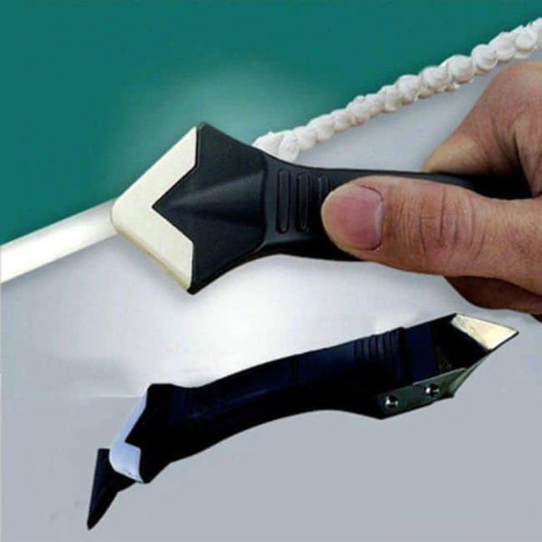 5 in 1 Multifunctional Sealant Caulking Tool in use for clean and precise caulking and sealing tasks.