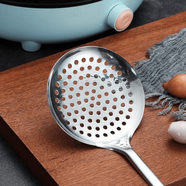 Perfect Dealz Small Stainless Steel Kitchen Skimmer Spoon