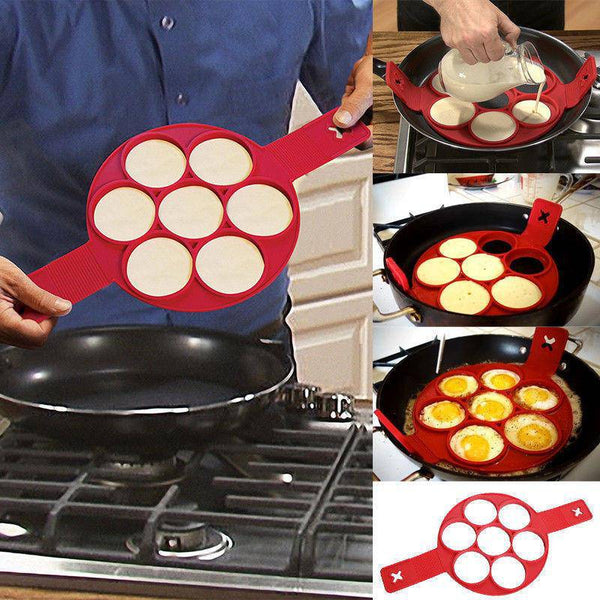 7 In 1 Silicone Fried Egg Mould