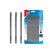 Perfect Dealz 8 Semi-Gel Ink Pens (Black, 0.7)