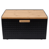 Perfect Dealz Elegant Wooden Bread Box with Matching Canisters
