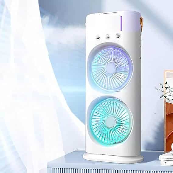 USB Rechargeable Double Ended Spray Fan image 0