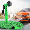 3x Expandable Hose Pipe 15M with spray nozzle, perfect for washing cars and watering gardens.