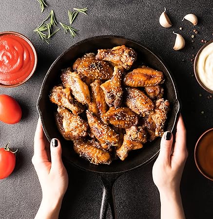 Perfect Dealz 3 Piece Cast Iron Induction Frying Pan Set