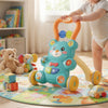2-in-1 Baby Walker with Bear Design in a playful setting, ideal for infants learning to walk.