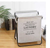 Steel Frame Collapsible Laundry Hamper Wash Day Laundry Basket image 2