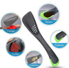 5 in 1 Spatula showing multifunctional design with spoon, turner, spatula, cutter, and colander features.