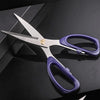 Stainless Steel Multi-Purpose Tailor Shears on a sleek surface, ideal for fabric and heavy paper cutting.
