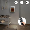 Perfect Dealz Portable Fan Heater With Adjustable Thermostat and Timer