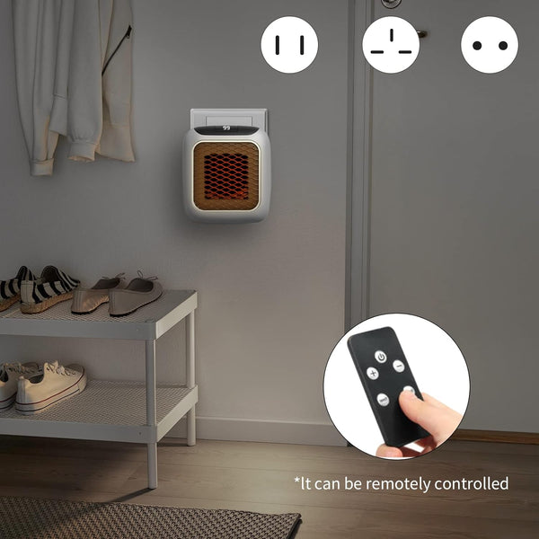 Perfect Dealz Portable Fan Heater With Adjustable Thermostat and Timer