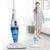 Woman using a 2 in 1 Stick and Handheld Vacuum for efficient cleaning at home.