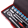 Perfect Dealz 24Pcs 1/2" Socket Ratchet Wrench Combination Tool Kit Set