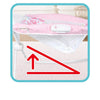 Foldable Toddler Soothing Vibrations seat with gentle vibration control for calming toddlers.