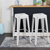 Counter Bar Chair in a modern kitchen setting, featuring a clean industrial design and durable metal frame.