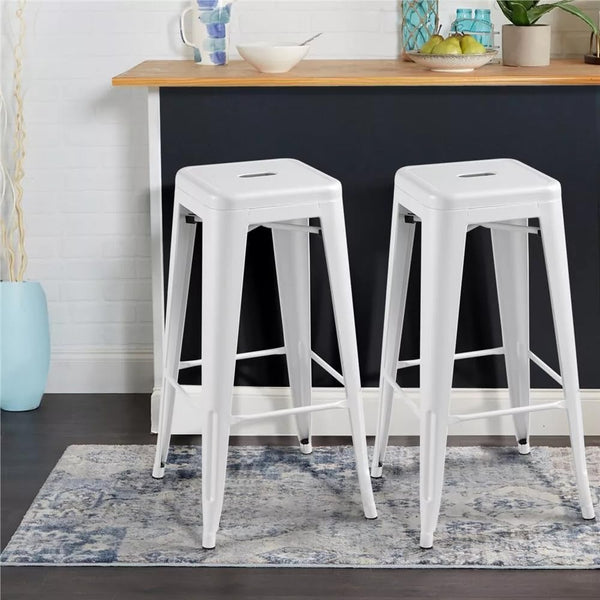 Counter Bar Chair in a modern kitchen setting, featuring a clean industrial design and durable metal frame.