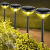 Solar Garden Lanterns illuminating a garden pathway, showcasing their aesthetic and eco-friendly solar energy features.