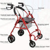 All‑Purpose Foldable Mobility Wheelchair with Attendant Push Handles