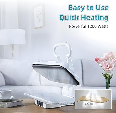 1200W Digital Steam Iron Press with Screen showcasing easy-to-use design and quick heating capability.