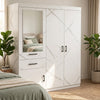 3-Door Freestanding Wardrobe