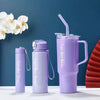 3 Piece Sports Water Bottle Set With Straw image 2