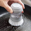 Perfect Dealz Soap Dispensing Cleaning Pot Brush With Holder