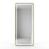 Full Length LED Backlit Wall Mounted Mirror with slim profile and bright illumination.